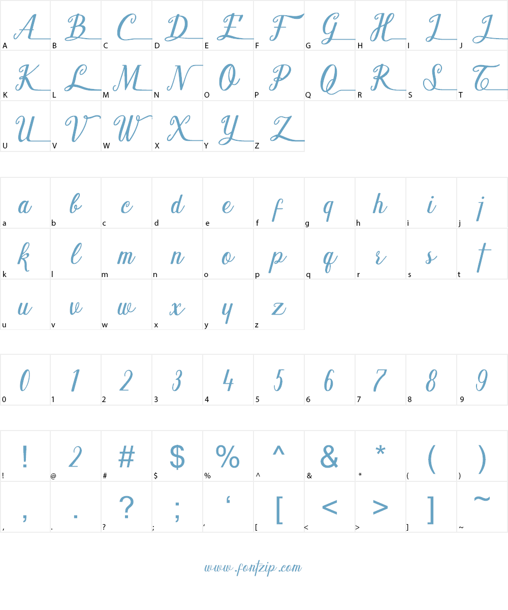 Shark Ready Font Character